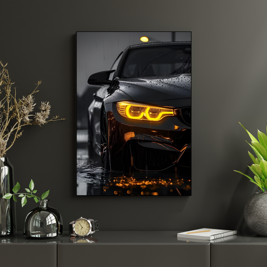 BMW Head Light Neon Sign