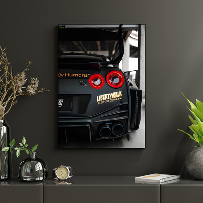 Nissan GT-R Black Tail Light Neon Sign