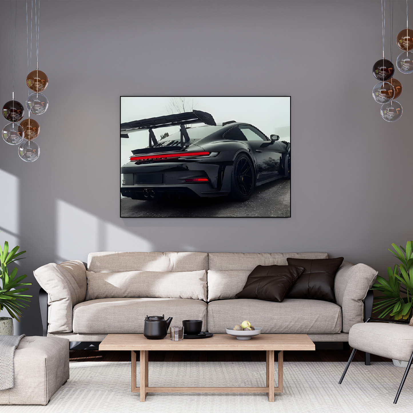 Porsche 911 Tail Light Neon Sign